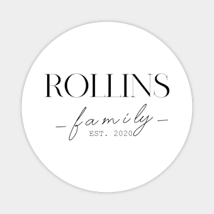 Rollins Family EST. 2020, Surname, Rollins Magnet